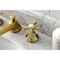 Kingston Brass KS4467NX Widespread Bathroom Faucet with Brass Pop-Up, Brushed Brass KS4467NX - alternate 5